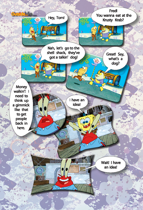  SpongeBob English Comic Book(14) Mr.Krabs, I have an idea! 