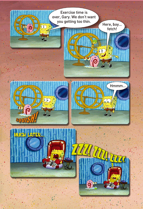  SpongeBob English Comic Book(16) Dreams do come true! 