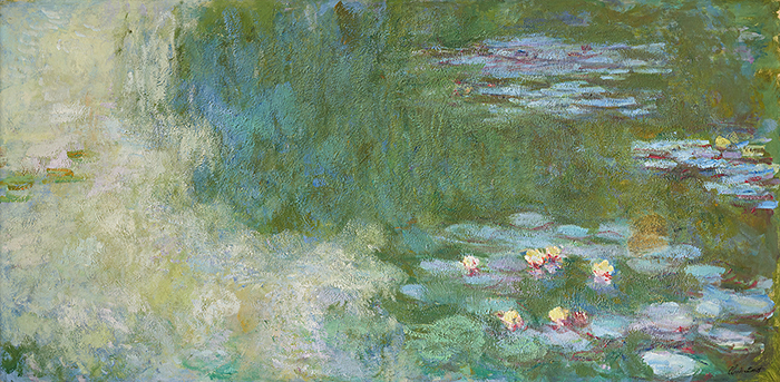 	 ִ (The Water-Lily Pond), Ŭε , 1917~1920. Ϸ̴    ִ ȫ ò ׸  ǰ. /̼ 